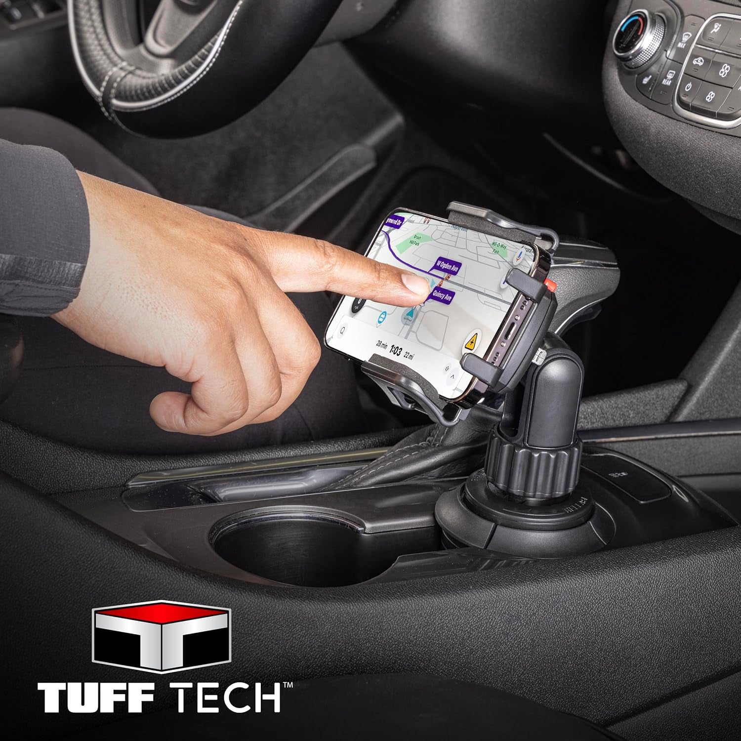 Cradle Cup Mount Phone Holder, Universal Car Phone Holder