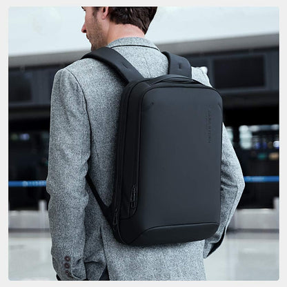 Laptop Backpack for Men,Slim Business Backpack with USB Plug Fits 15.6 Inch Pc,Structured Shell Design