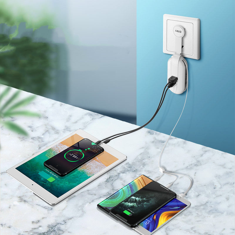 Mobile Phone Multifunctional One for Three Chargers