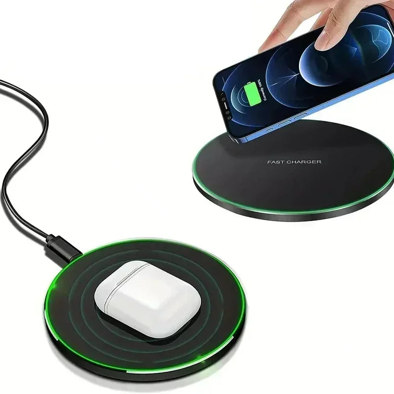 200W Wireless Charger Pad Stand Mobile Phone Chargers Fast Charging Dock Station for Iphone 16 15 14 13 Pro Max Samsung Xiaomi