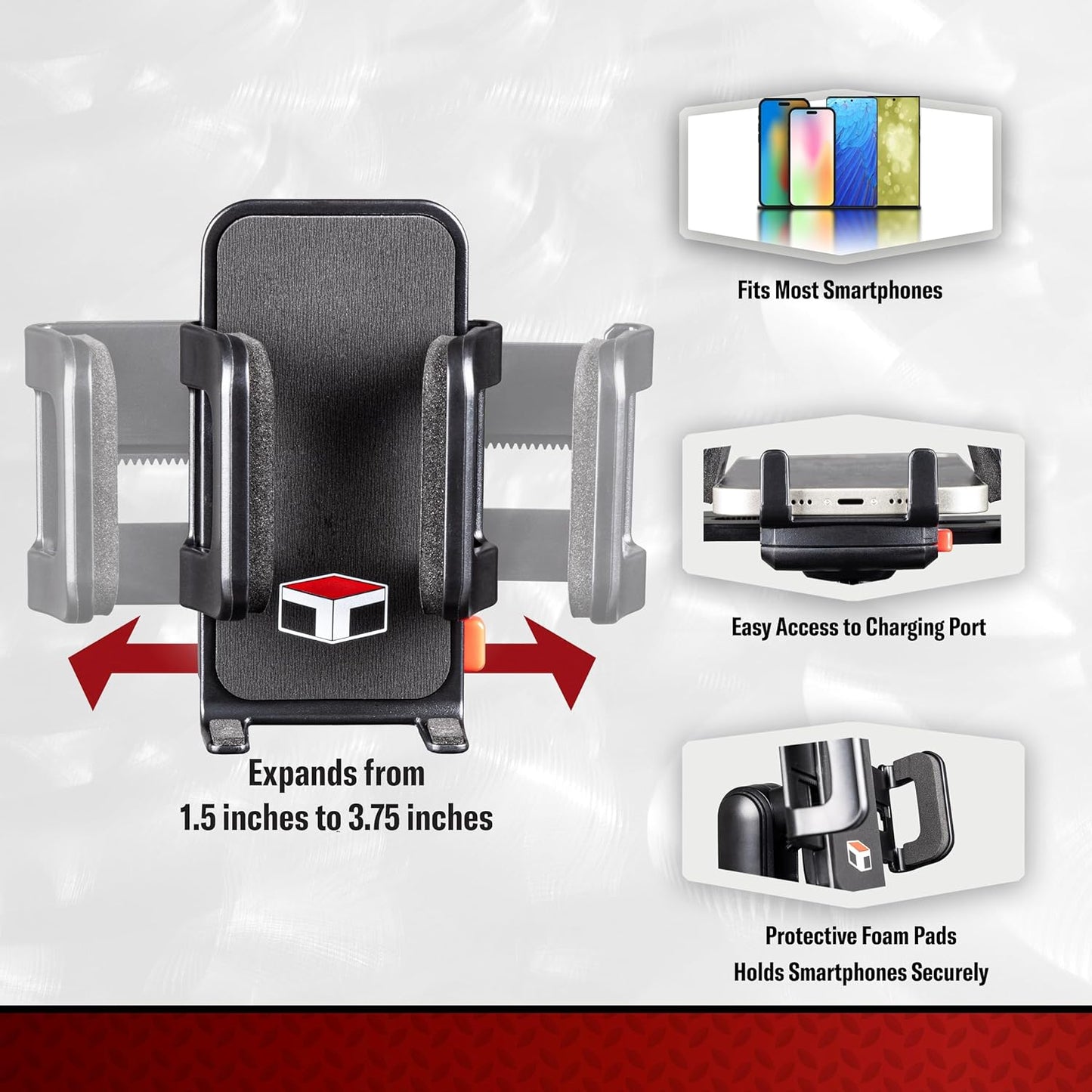 Cradle Cup Mount Phone Holder, Universal Car Phone Holder