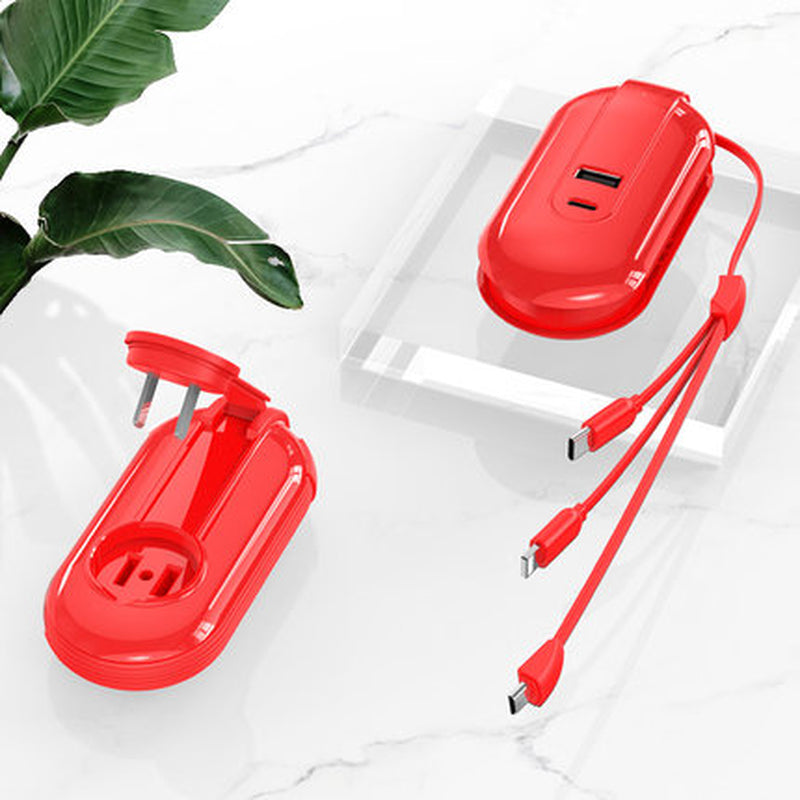 Mobile Phone Multifunctional One for Three Chargers